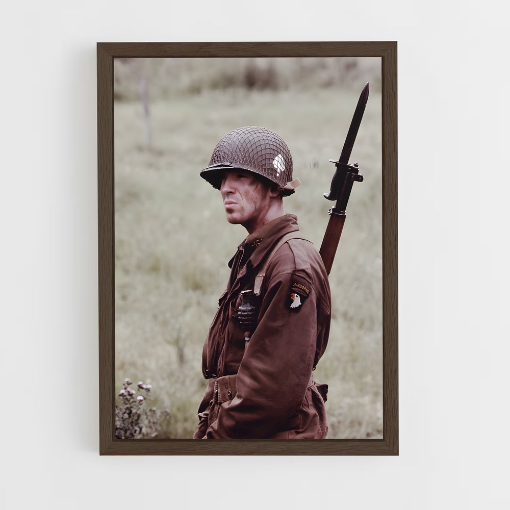ap-richard winters-1 cadre Bois foncé
