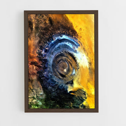 ap-richat structure-1 cadre Bois foncé