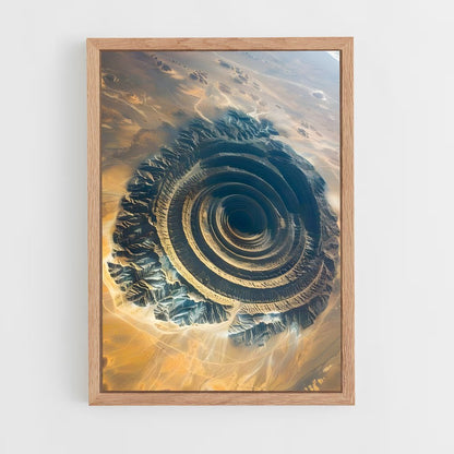 ap-richat structure-2 cadre Bois clair