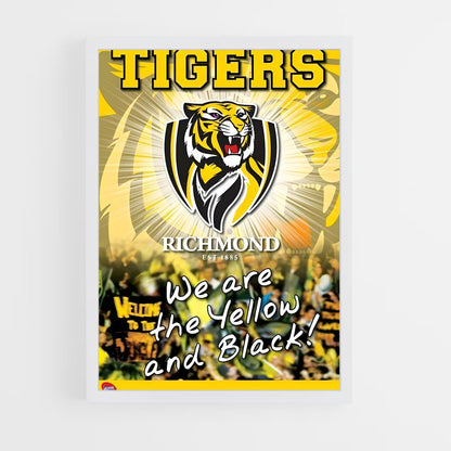ap-richmond tigers-2 cadre Blanc