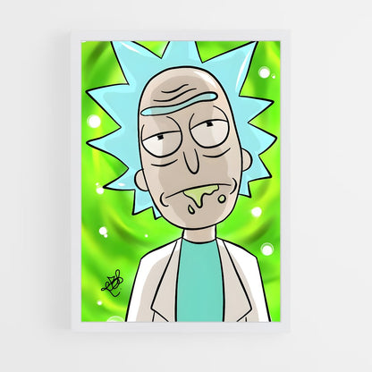 ap-rick and morty-6 cadre Blanc