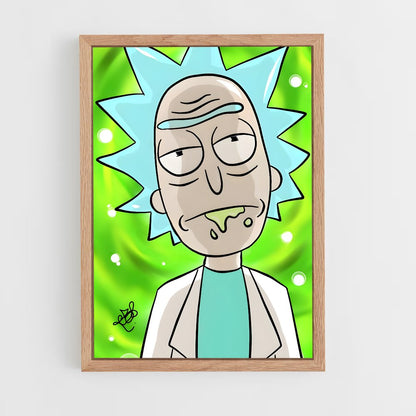 ap-rick and morty-6 cadre Bois clair