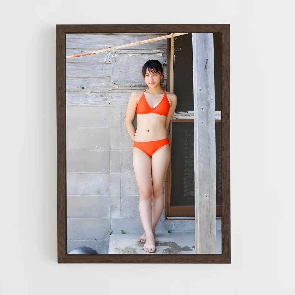 ap-riho sayashi-2 cadre Bois foncé