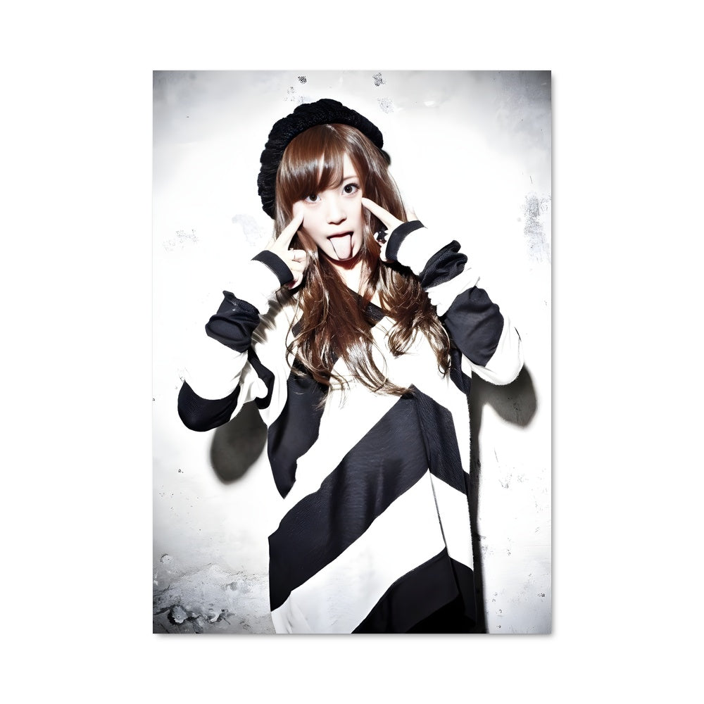 Poster Rina en Noir et Blanc