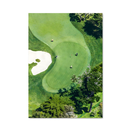 Poster Golf en Forêt
