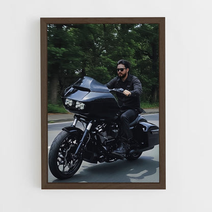 ap-road glide-6 cadre Bois foncé