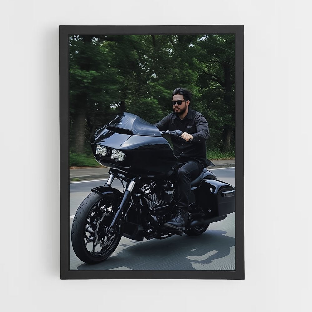 ap-road glide-6 cadre Noir