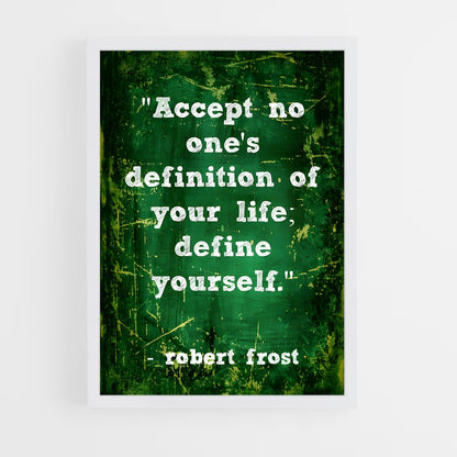 ap-robert frost-5 cadre Blanc