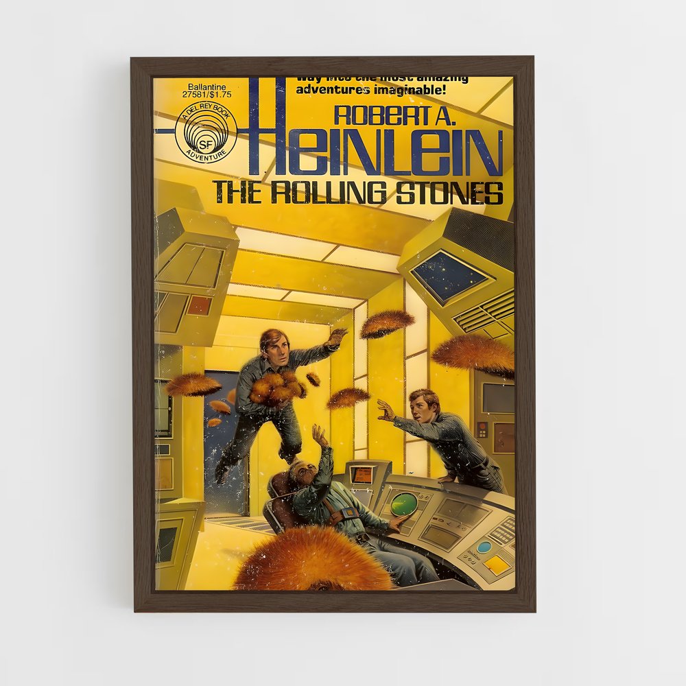 ap-robert heinlein-10 cadre Bois foncé