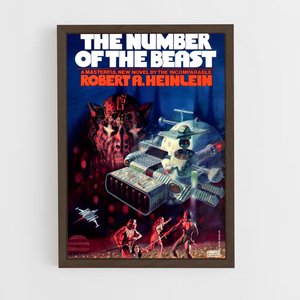 ap-robert heinlein-3 cadre Bois foncé