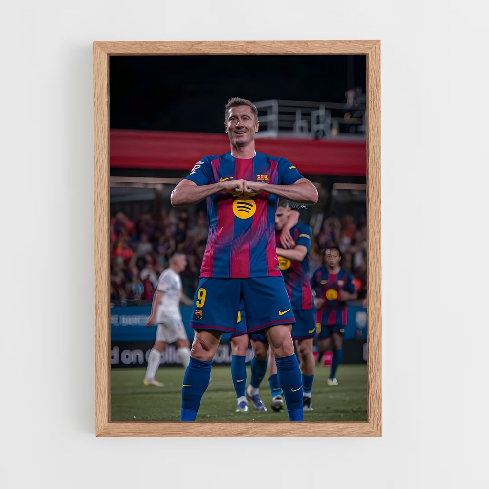 ap-robert lewandowski-1 cadre Bois clair