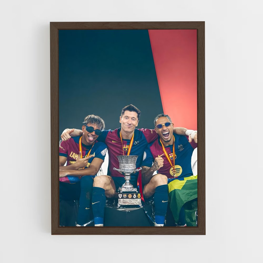 ap-robert lewandowski-10 cadre Bois foncé