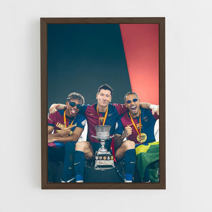 ap-robert lewandowski-10 cadre Bois foncé