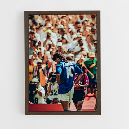 ap-roberto baggio-1 cadre Bois foncé