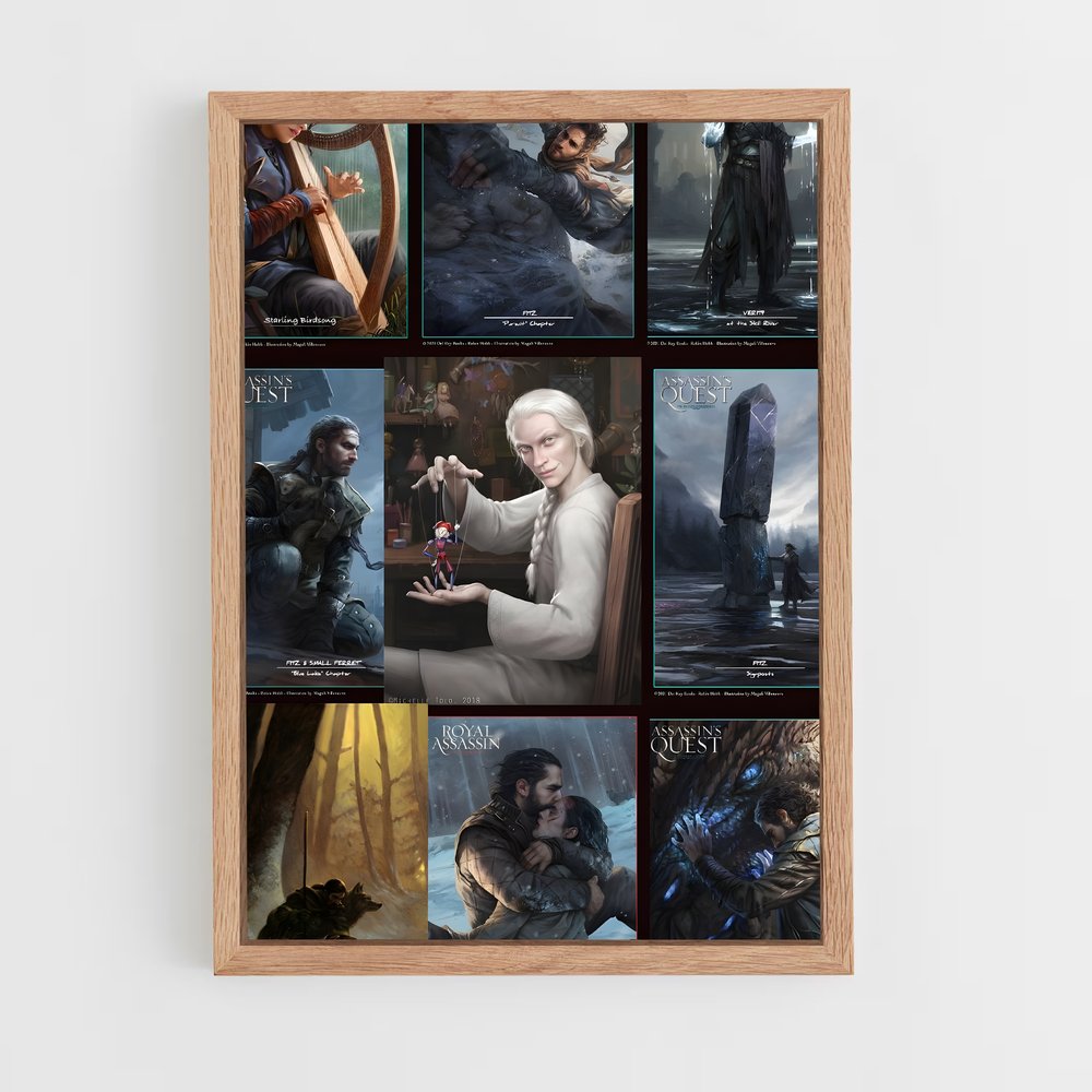 ap-robin hobb-3 cadre Bois clair
