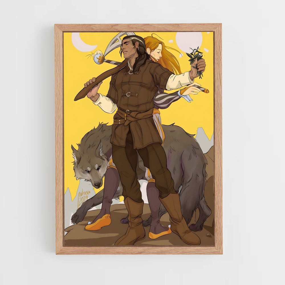ap-robin hobb-4 cadre Bois clair