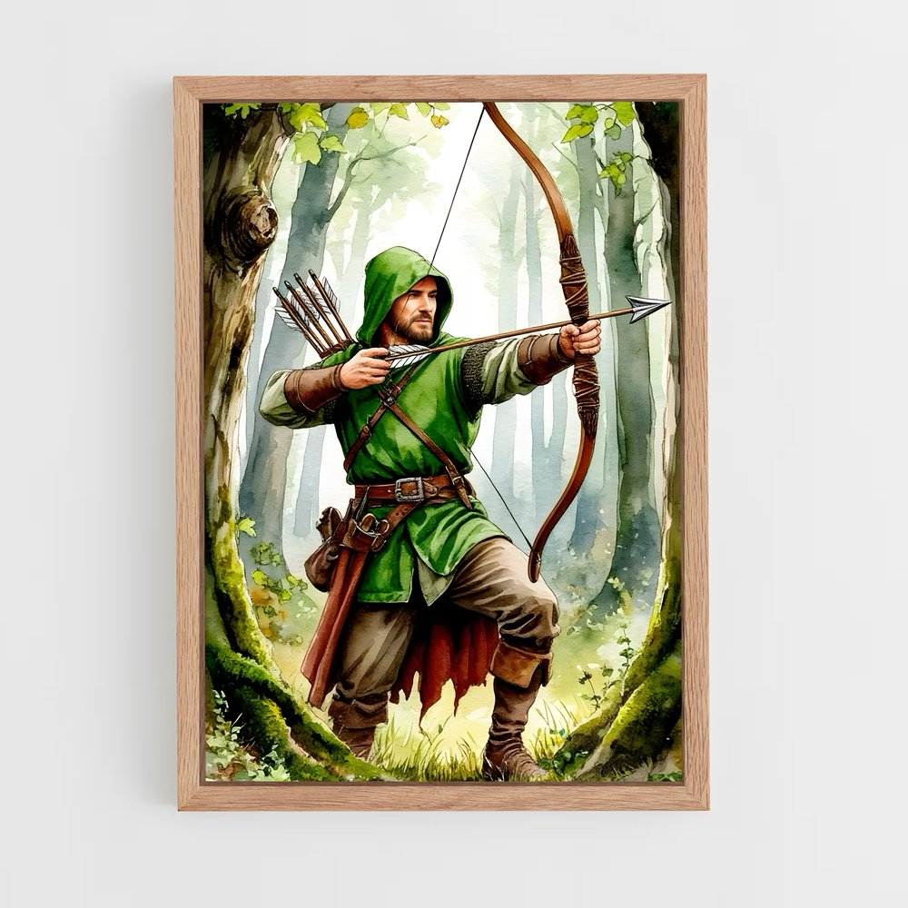 ap-robin hood legendary archer-1 cadre Bois clair