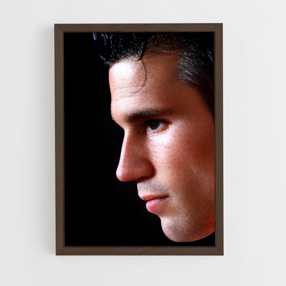ap-robin van persie-6 cadre Bois foncé