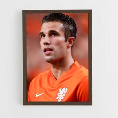 ap-robin van persie-7 cadre Bois foncé