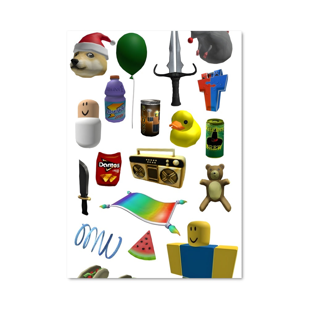 Poster L'Univers de Roblox