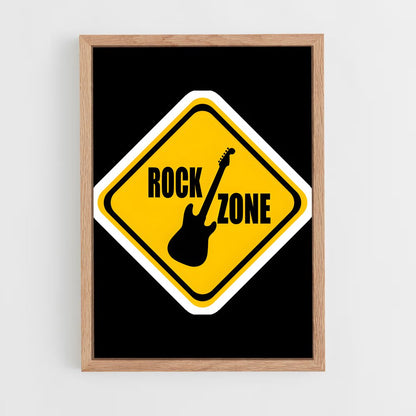 ap-rock and roll sign-1 cadre Bois clair