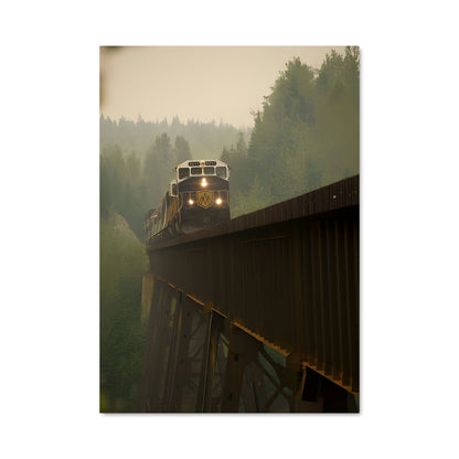 Poster Voyage au Cœur des Montagnes