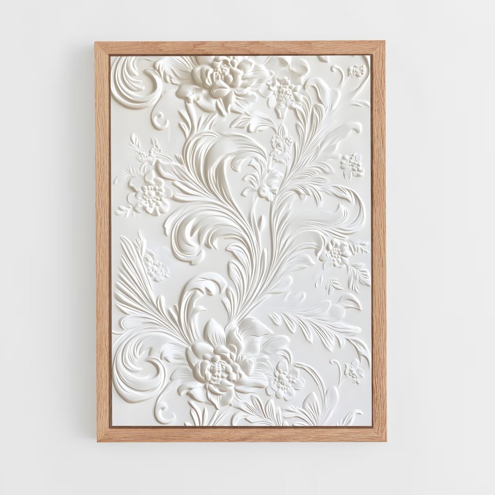 ap-rococo patterns-4 cadre Bois clair