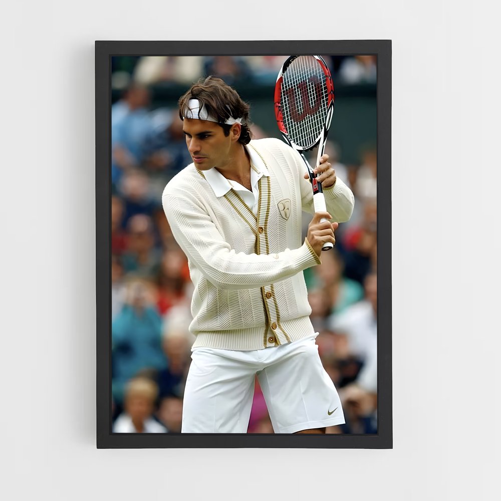 ap-roger federer-1 cadre Noir
