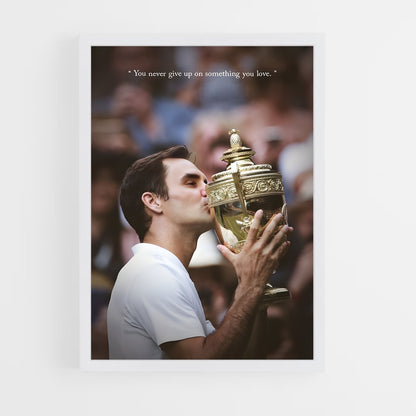 ap-roger federer-13 cadre Blanc