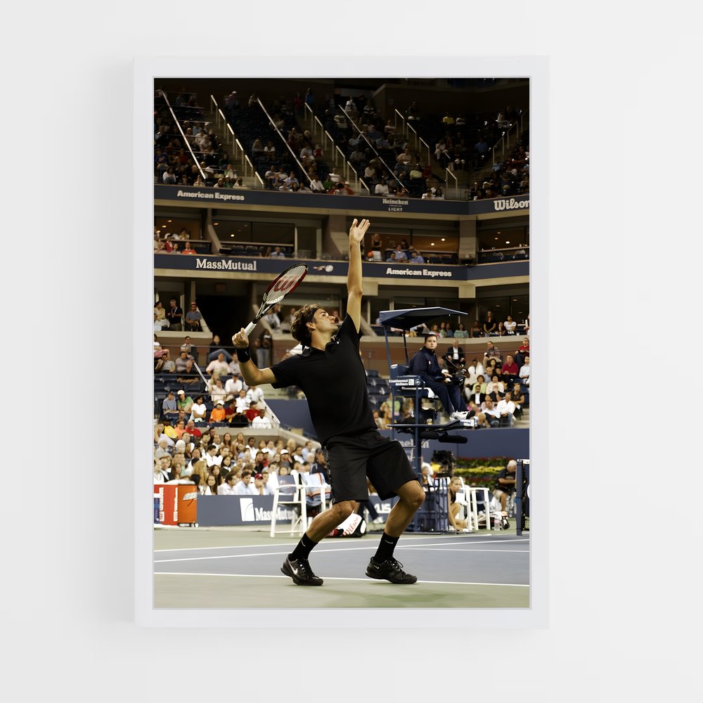 ap-roger federer-3 cadre Blanc