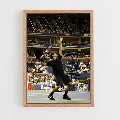 ap-roger federer-3 cadre Bois clair