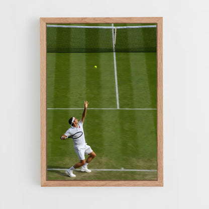 ap-roger federer-4 cadre Bois clair