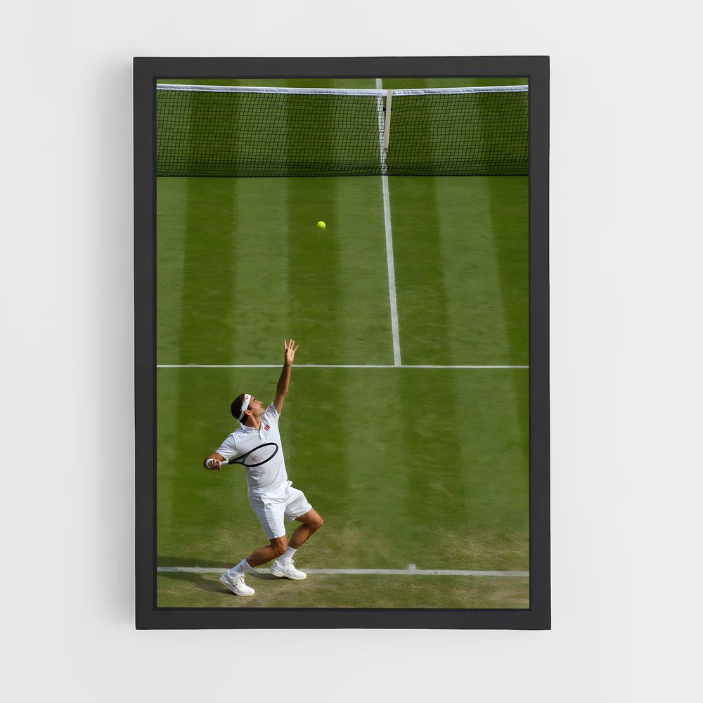 ap-roger federer-4 cadre Noir