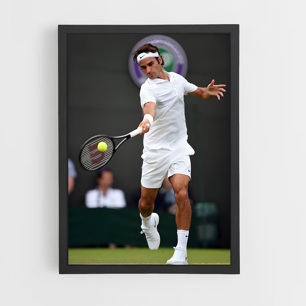 ap-roger federer-6 cadre Noir