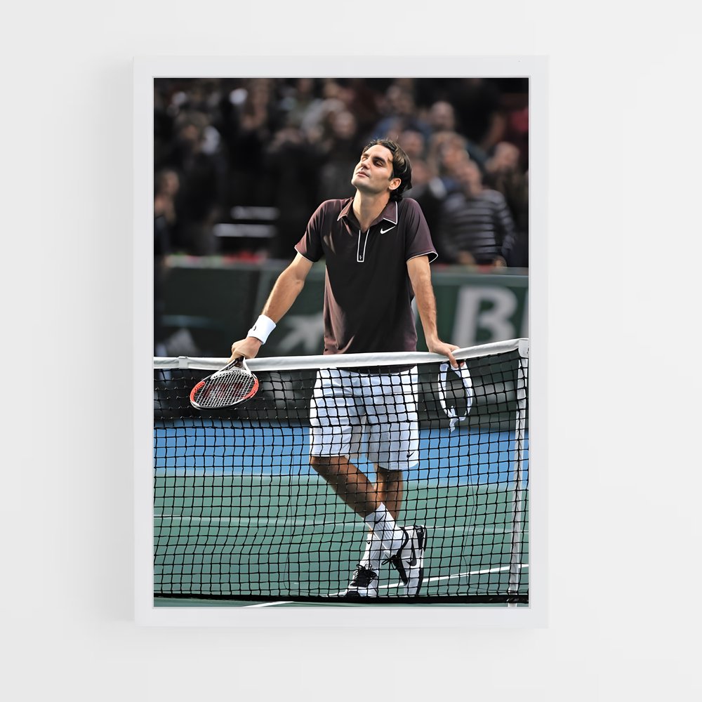 ap-roger federer-7 cadre Blanc