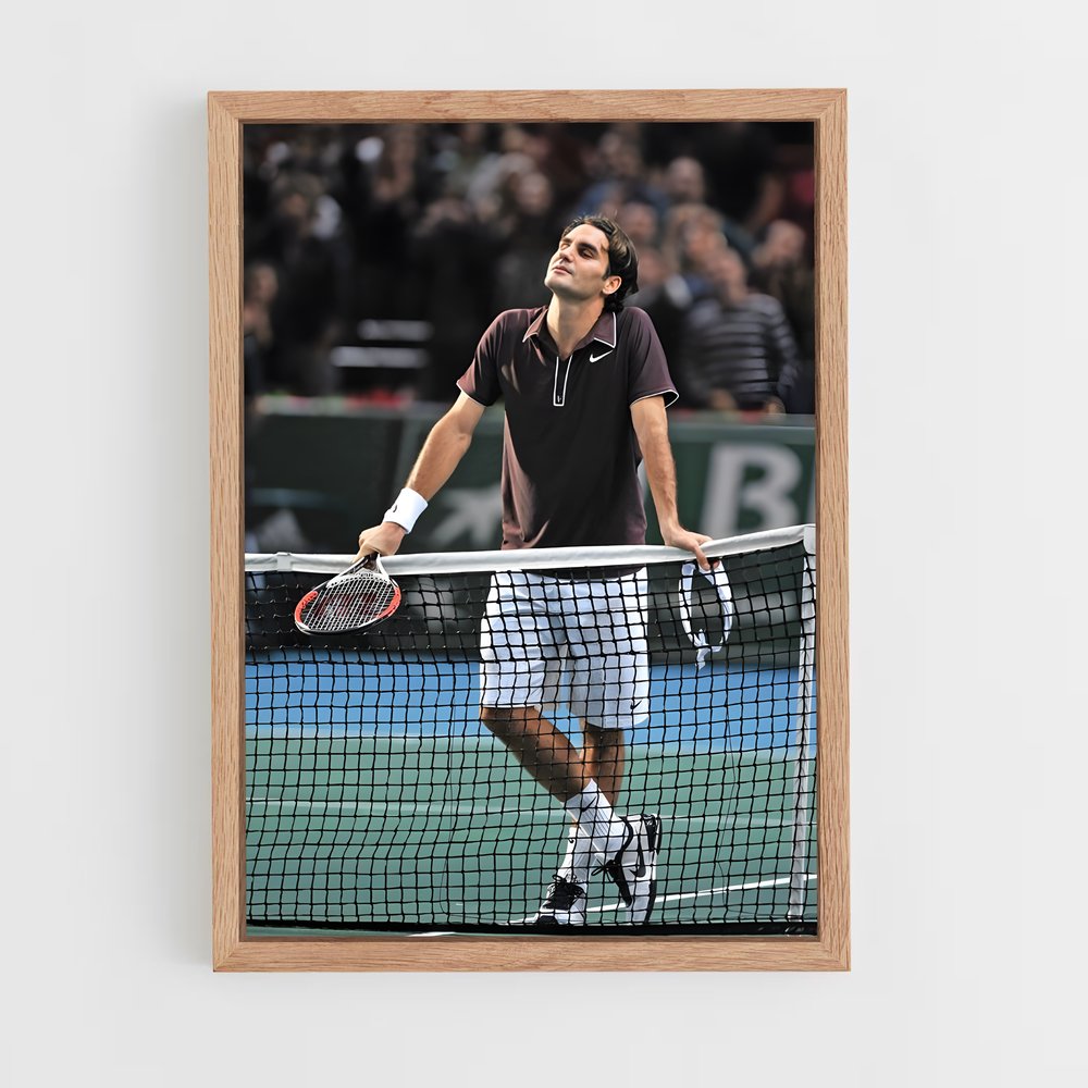 ap-roger federer-7 cadre Bois clair