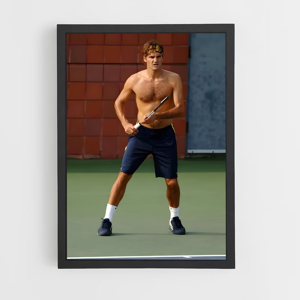 ap-roger federer-8 cadre Noir
