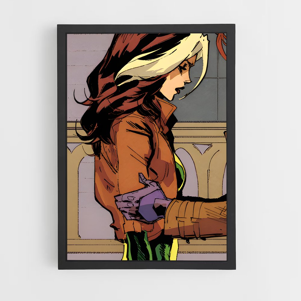 ap-rogue x-men-2 cadre Noir