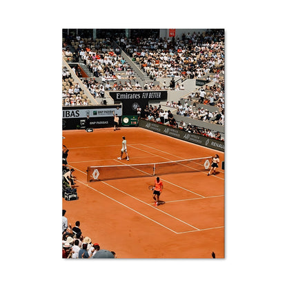 Poster Match sur Terre Battue
