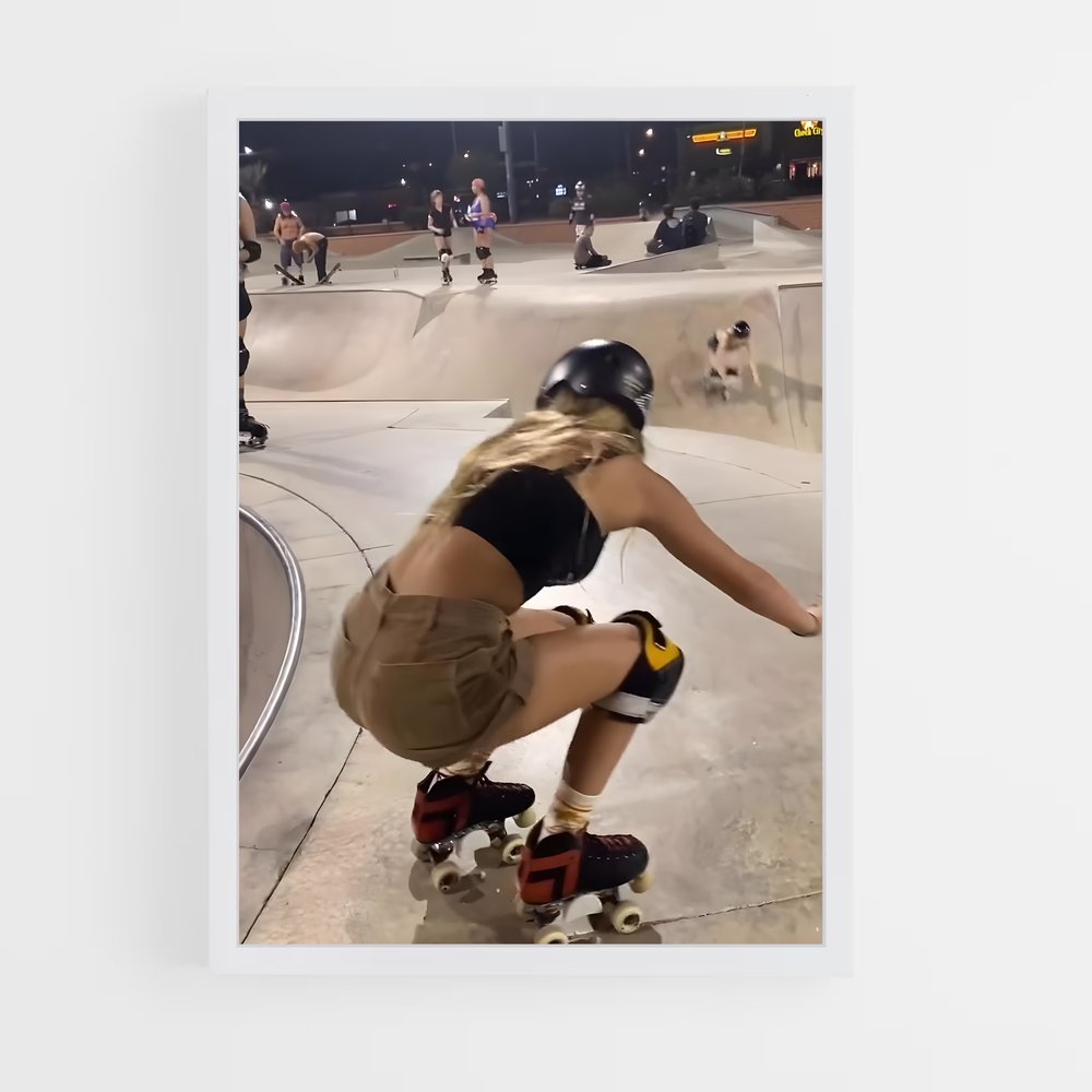 ap-roller skating-3 cadre Blanc