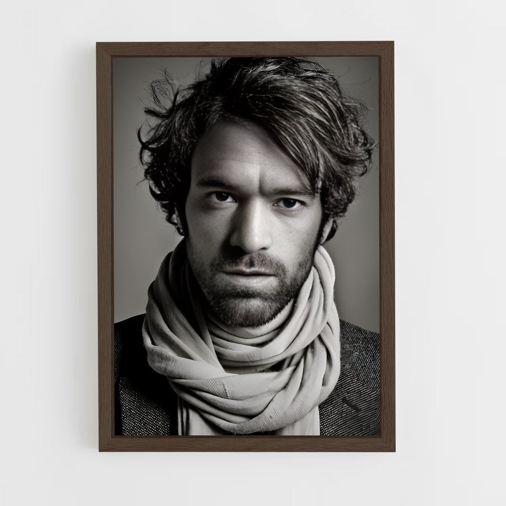 ap-romain duris-4 cadre Bois foncé