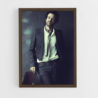 ap-romain duris-8 cadre Bois foncé