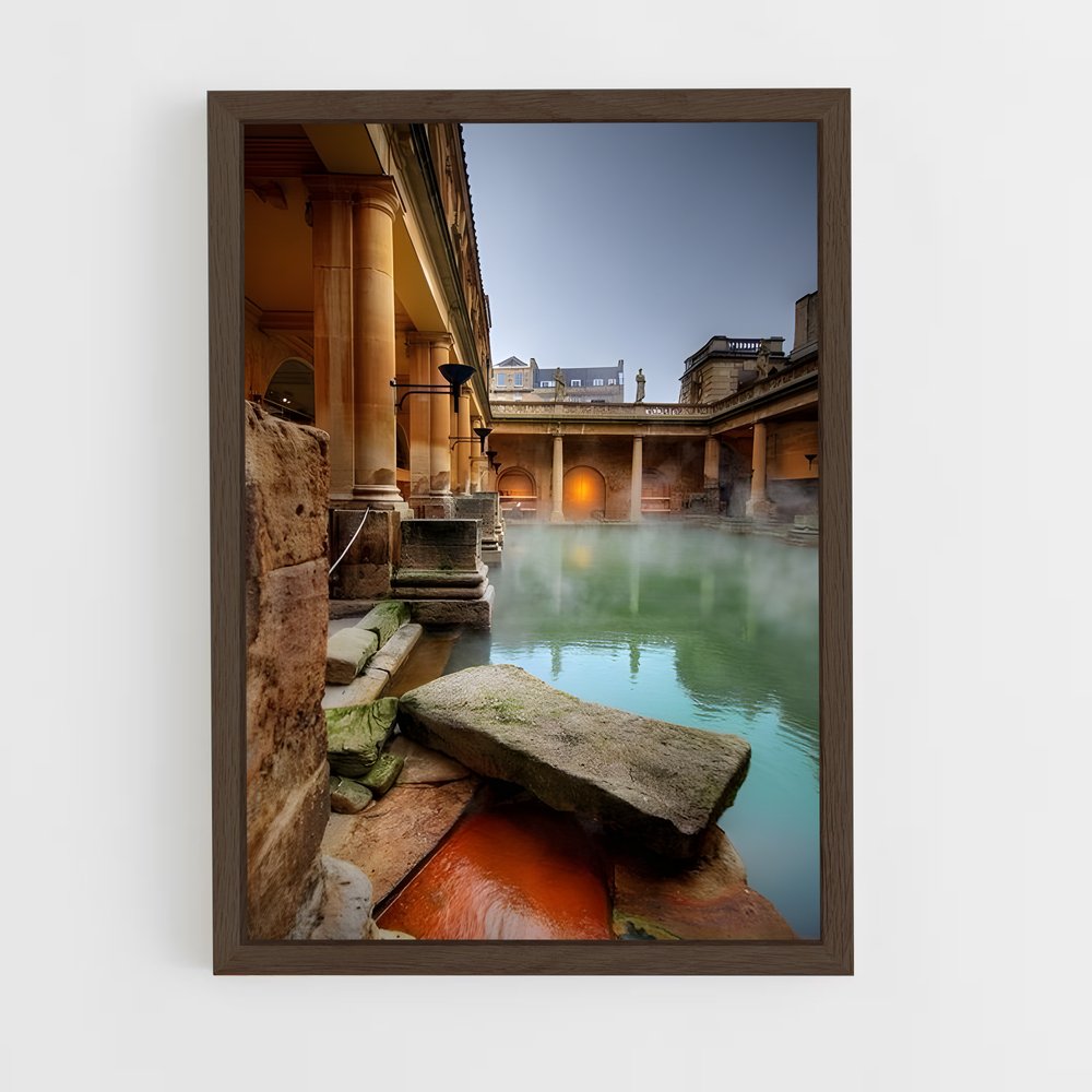 ap-roman baths bath-1 cadre Bois foncé