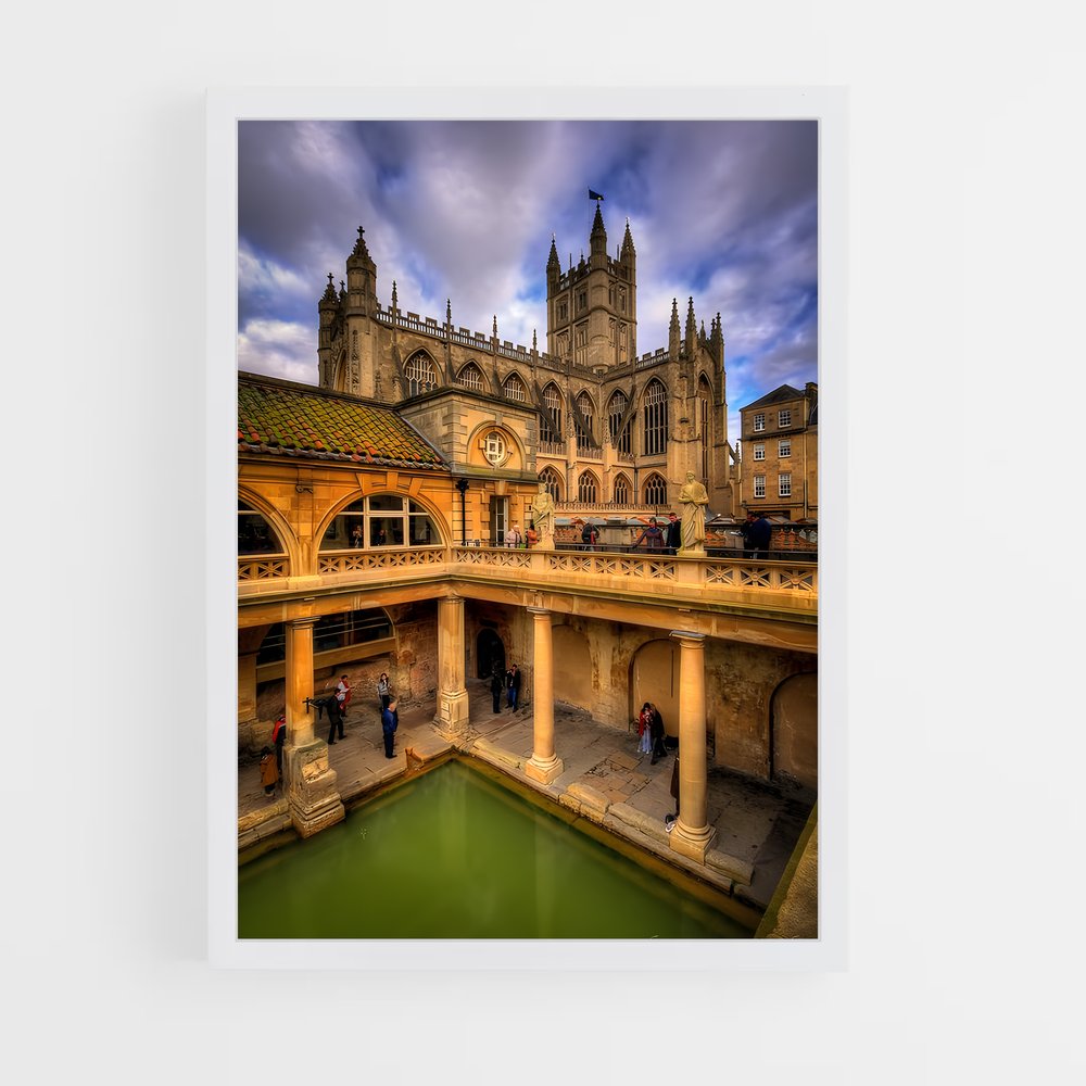 ap-roman baths bath-3 cadre Blanc