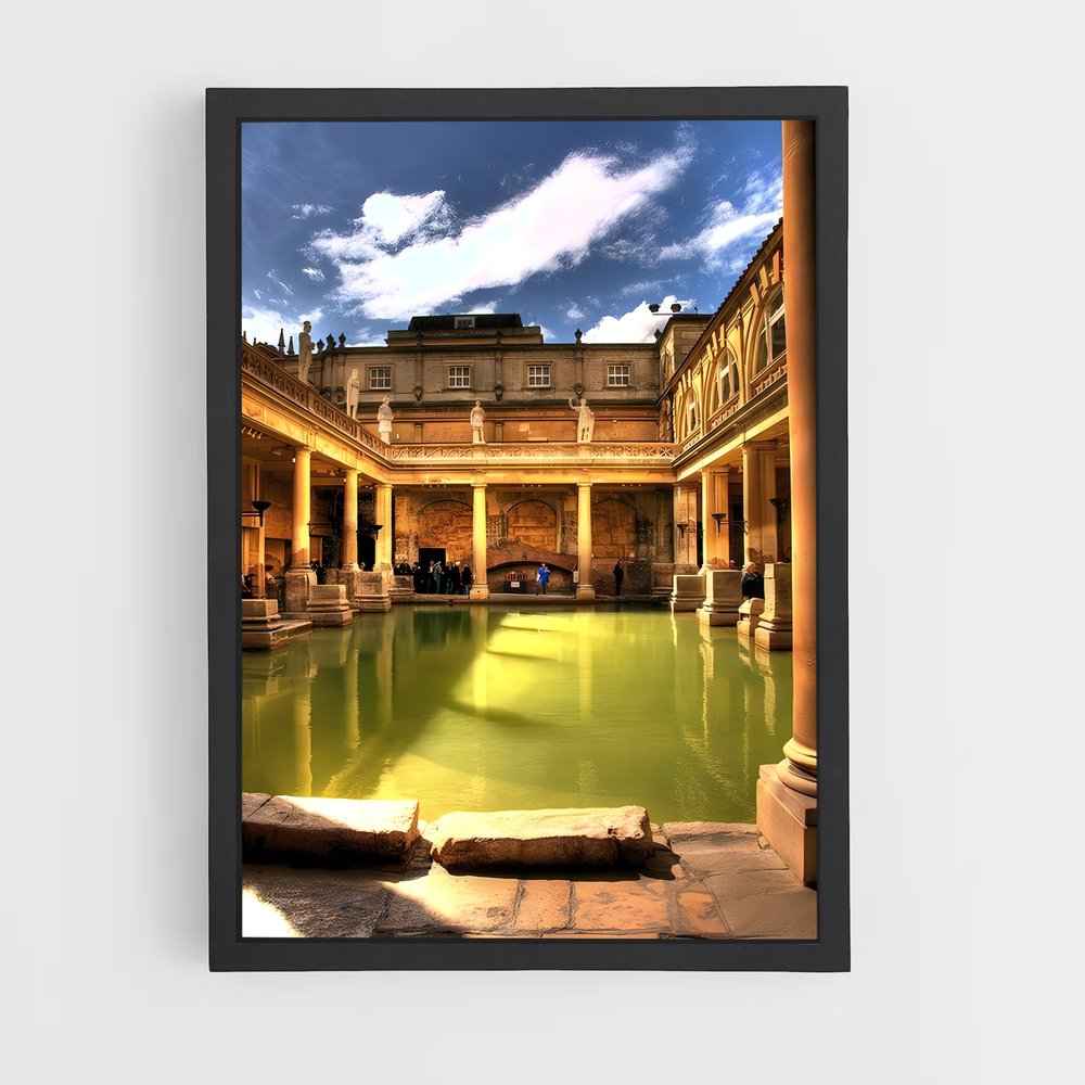 ap-roman baths bath-4 cadre Noir