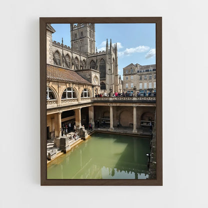 ap-roman baths bath-5 cadre Bois foncé
