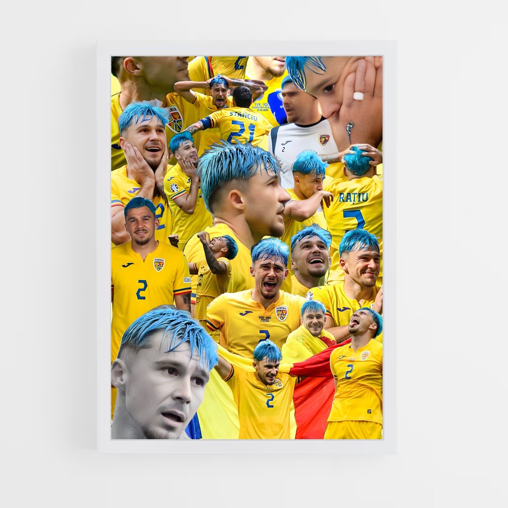 ap-romania national football team-5 cadre Blanc
