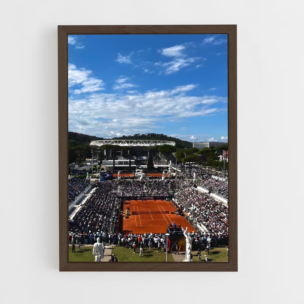 ap-rome masters tennis-2 cadre Bois foncé