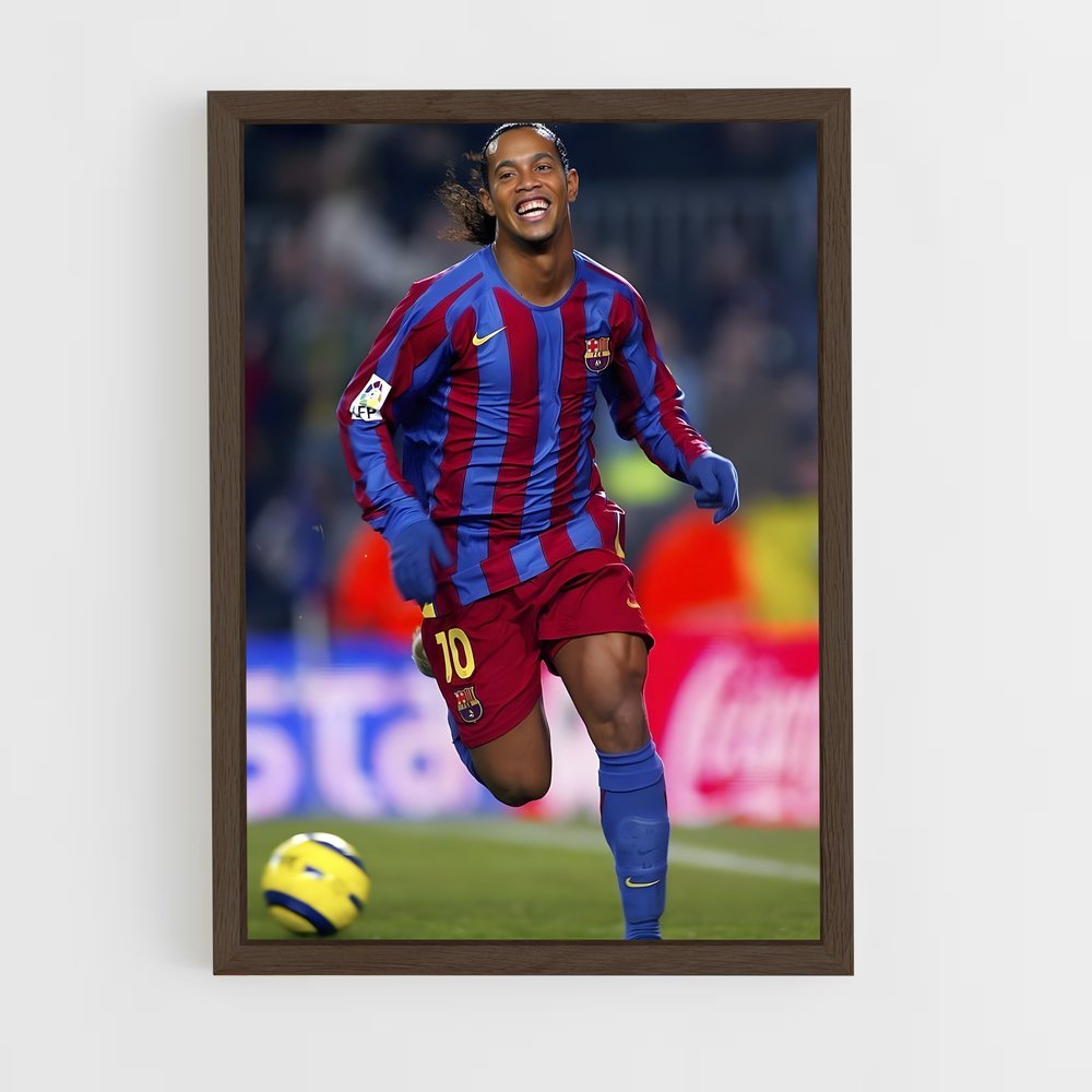 ap-ronaldinho-9 cadre Bois foncé