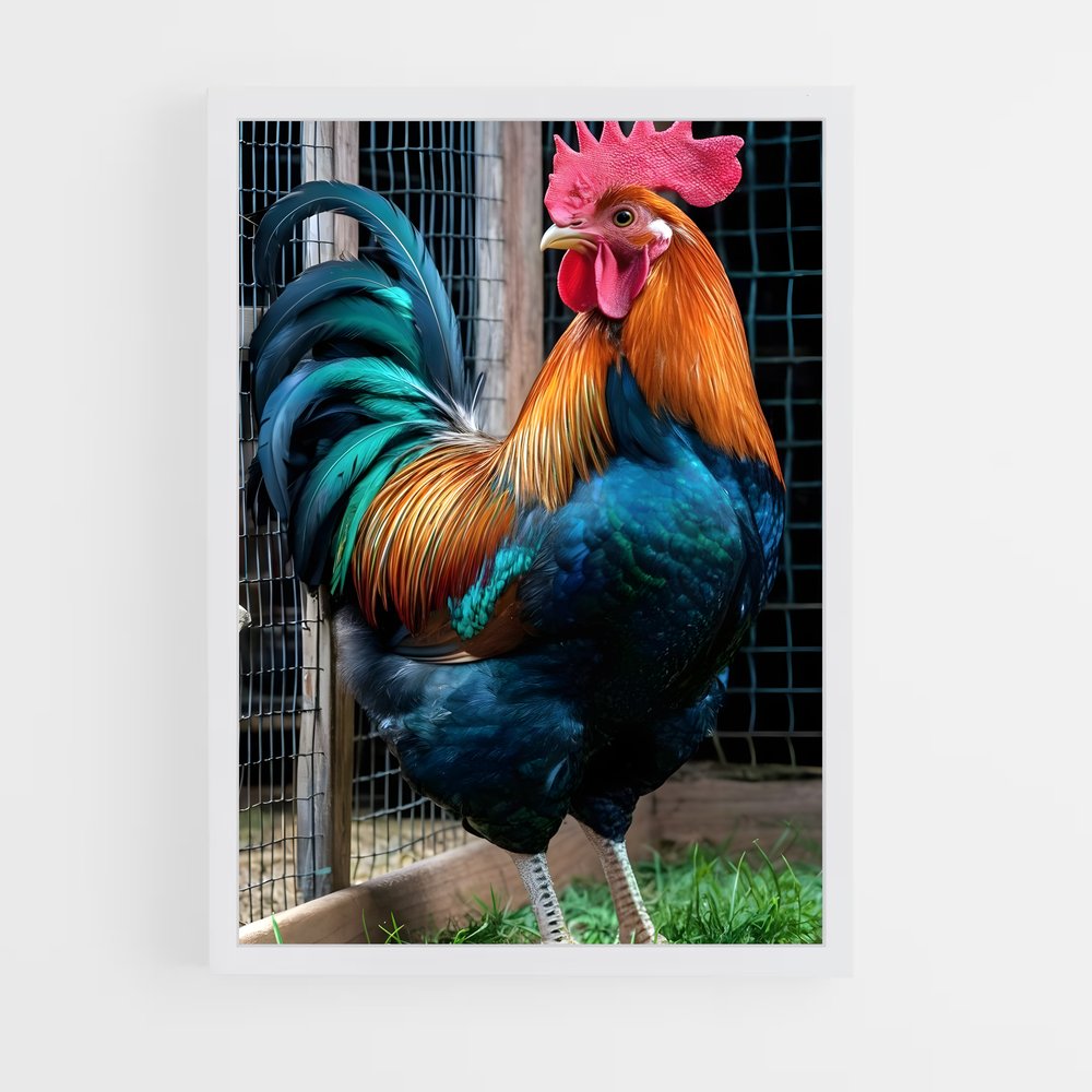 ap-rooster-1 cadre Blanc